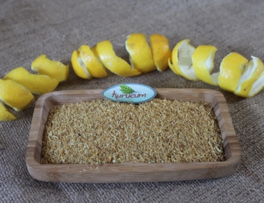 Dried lemon powder