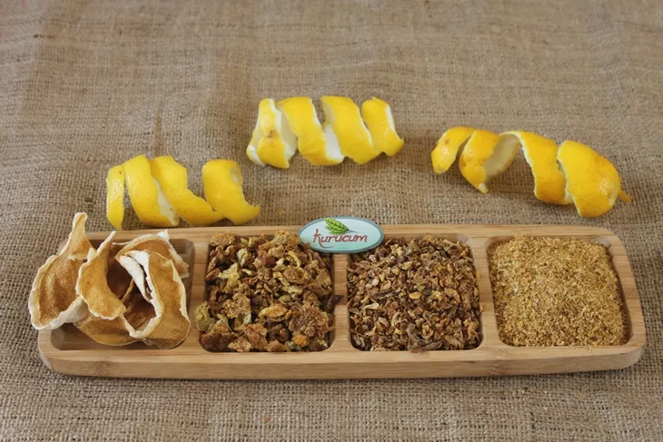 Dried Lemon peel can be crushed and sieved different product sizes. dried Lemon peel-1